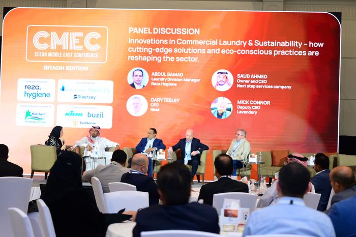 CMEC Riyadh panel discussion on stage
