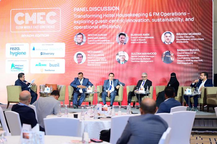 CMEC Riyadh panel — hotel housekeeping & FM operations
